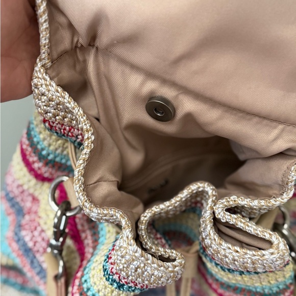 NWT The Sak Sayulita Crochet Backpack - Picture 7 of 9